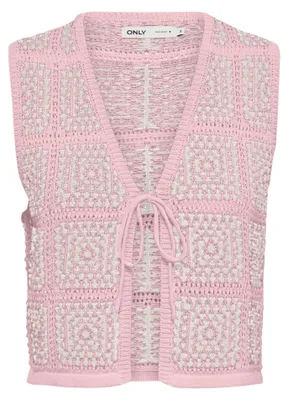 Produktbild von Only Loa SL String Crochet Knitted Gilet Damen