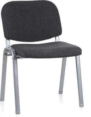 Produktbild von hjh OFFICE Vierfußstuhl XT 600 S Stoff Stuhl bis 100 kg belastbar