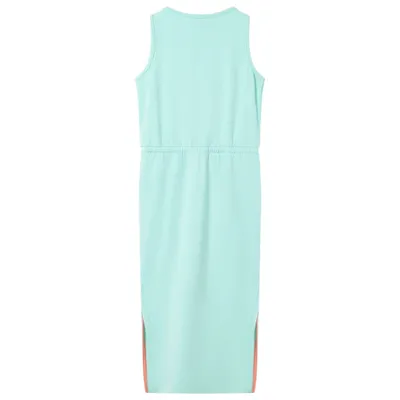 Image de vidaXL Robe pour enfants avec cordon de serrage Vert menthe clair 116