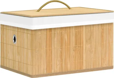 Obrázok produktu pre vidaXL Bambusové úložné boxy 4 ks
