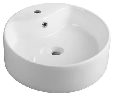 Produktbild von Keramik-Waschbecken.. 40cm, zum Aufsetzen, Weiß