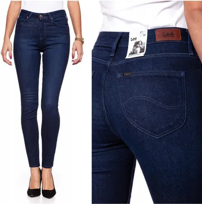 Produktbild von LEE, Damen Jeanshose, Skinny fit, SCARLETT HIGH, W25 L31, Blau, Jeans, baggyjeans, buggy