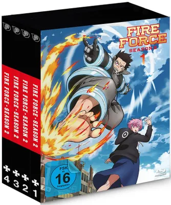 Produktbild von Fire Force - Staffel 2 (BR) GA Gesamtausgabe - Vol.1-4, 8Disc