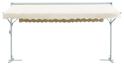 Obrázok produktu pre vidaXL voľne stojaca markíza 600x300 cm krémová