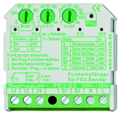 Produktbild von Schalk Funk-Empfängerschalter FE3 D2 FE3D29