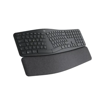Produktbild von Logitech ERGO K860 Split Keyboard for Business - Tastatur - kabellos - Bluetooth LE - AZERTY - Französisch - Graphite