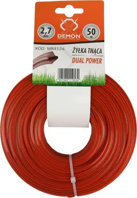 Obrázek produktu pro DEMON Struna zesílená, čtvercový profil, 50m, 2,7mm M84124