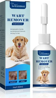 Produktbild von 20 ml Natürlicher Warzenentferner für Hunde Hundehautmarken Behandlung zur Entfernung von Warzen für Hunde
