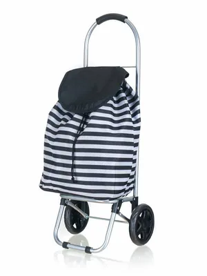 Zdjęcie produktu dla Torba na zakupy na kółkach 87 x 35 x 28 cm, czarny pasek