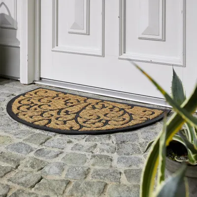Image de Omgoods - Tapis d'extérieur antidérapant Coco Deluxe, 45x75 cm