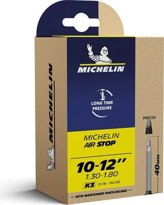 Image de Duše Michelin Air Stop 10-12x1.30-1.80 (33/46-194/203) K3 (GV 40 mm)