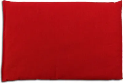 Produktbild von Bio-Bio Dinkelkissen 30 x 20 cm, Bio Füllung & Stoff rot - Als Wärmekissen & Kältekissen - Körnerkissen für Mikrowelle und Backofen - 30x20cm
