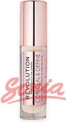 Produktbild von Makeup Revolution Conceal & Define Concealer – C1 Flüssig-Korrektor 4 ml
