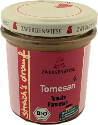 Produktbild von Zwergenwiese Tomesan Aufstrich 160g