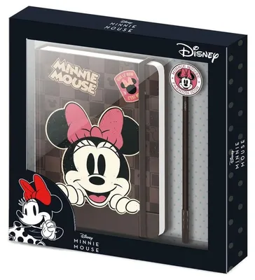 Productafbeelding van Karactermania - Set notitieblokken en pennen met Disney Minnie - Officieel premium product