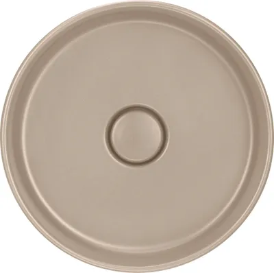 Produktbild von systemceram Aufsatzwaschbecken PATERA 40 - FANGO - mit keramischer Abdeckung / Spüle / Becken