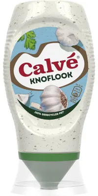 Immagine prodotto di Calvé Squeeze Knoflooksaus 250 ml – Salsa cremosa all'aglio da intingere e grigliare