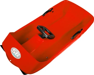 Produktbild von ONDIS24 Schlitten Super Bob rot 1 Sitz Lenkschlitten