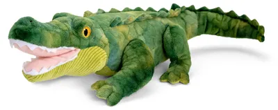 Produktbild von Stofftier Krokodil - weicher Pluschstoff - hochwertige Kuscheltiere - grun - 43 cm