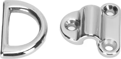 Produktbild von Marine D-förmige Schnalle, 316 Edelstahl-Ring-Zurrbefestigungsset, Yachtseilzubehör