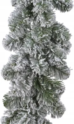 Produktbild von Weihnachtsbaumgirlande grün verschneit 270 cm