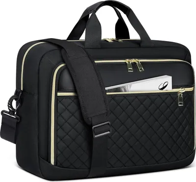 Produktbild von Laptoptasche 17,3 Zoll Damen Business Notebook Wasserdicht Schwarz