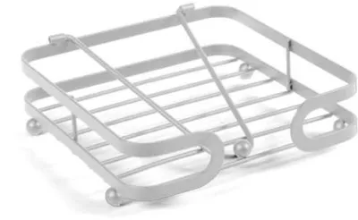 Immagine prodotto di Supporto in acciaio - Pratico ed ecologico - Bianco - 18 x 18 x 5 cm