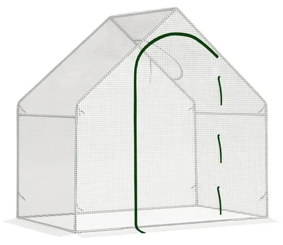 Produktbild von Outsunny Gewächshaus, 180 x 100 x 168 cm Foliengewächshaus mit Rolltür Treibhaus