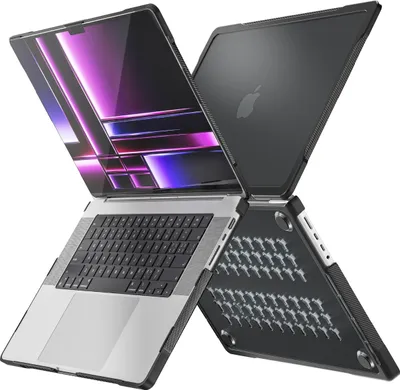 Produktbild von Mobigear Shockproof Pro MacBook Pro 16 Zoll (2021-2026) Hardcase Hülle MacBook Case - Schwarz - Model A2485 / A2780 / A2991 / A3186 / A3428 / A3429