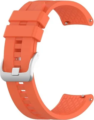 Produktbild von BStrap Silicone Cube Armband für Garmin Venu 2, orange