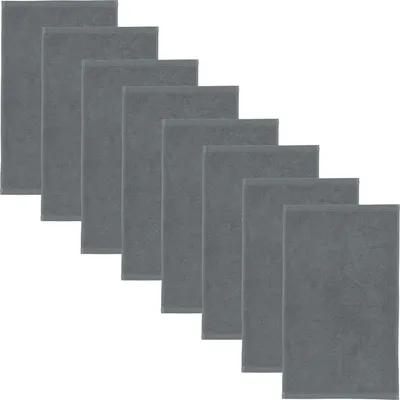 Produktbild von Erwin Müller Gästetuch Heidenheim" 8er-Pack grau 30x50 cm"
