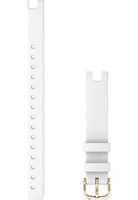 Produktbild von GARMIN Riemen - LILY 14 MM - Weiß/Gold