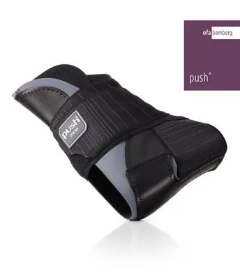 Produktbild von Push Aequi Knöchelorthese rechts Gr.2 schw./gr. 1 St