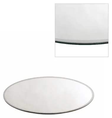 Produktbild von Runde Spiegelplatte Ø25cm mit Schrägkanten (1 Stück) [IFS-30219]