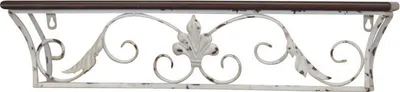 Produktbild von Wandkonsole im Landhausstil in Antik cremeweiß 62 cm