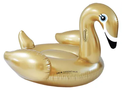 Produktbild von Swim Essentials Aufblasbarer Schwan XXL – Gold – Dreamscape