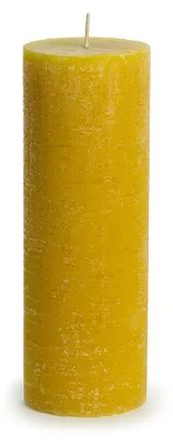 Rustik Lys rustikale Stumpenkerze Natur, 7 × 20 cm