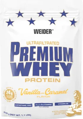 Produktbild von Weider Premium Whey Protein 500g Beutel Schoko-Nougat