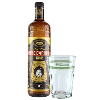 Image de VELHO BARREIRO Or 1 L + verre - Set cadeau