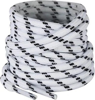 Imagen del producto de Kicks Don Berg/Cordones para zapatillas – Blanco/Negro – 120 cm