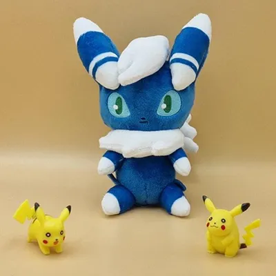 Produktbild von Pokemon Psiaugon Kuscheltier - 14 cm Plüschtier Meowstic