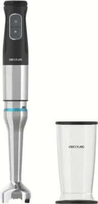 Produktbild von Cecotec 03966, Pürierstab, 1200 W, Schwarz, Edelstahl