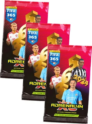Produktbild von Panini Fifa 365 Karten 2024 - Trading Cards - 3 Booster Sammelkarten