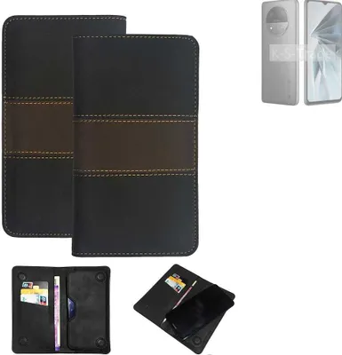 Produktbild von K-S-Trade Hülle Handyhülle kompatibel mit ZTE Extress 50 Schutzhülle Walletcase Bookstyle Tasche Schutz Case Handytasche Wallet Cover Kunstleder