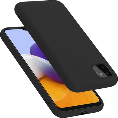 Produktbild von Cadorabo Schutzhülle für Samsung Galaxy A22 5G Hülle in Schwarz Handyhülle Case Cover TPU Etui