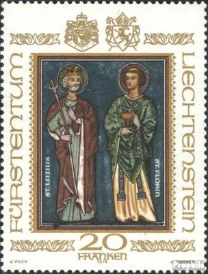 Produktbild von Briefmarken Liechtenstein 1979 Mi 734 (kompl.Ausg.) gestempelt Landespatrone