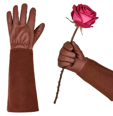 Productafbeelding van Leren Tuin Handschoenen met Doornbescherming voor Tuinwerkzaamheden