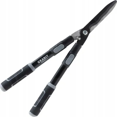 Produktbild von Granit Black Edition teleskopische Heckenschere 615–780 mm Garten Heckenschere