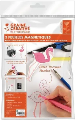 Produktbild von 6 magnetische bedruckbare A4-Blätter