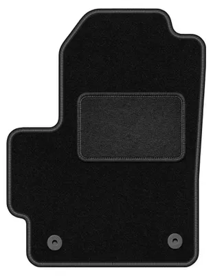 Produktbild von Fahrermatte Velours für Chevrolet Matiz 2004-2009 (Schrägheck) – 1-tlg, Schwarz, passgenau – Wielganizator LUX – Befestigung Fahrermatte